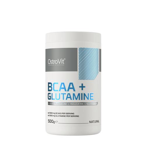 OstroVit BCAA + Glutamina - BCAA + Glutamine (500 g, Naturalne)