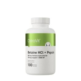  OstroVit Betaina HCL + Pepsyna - Betaine HCL + Pepsin (100 Kapsułka)
