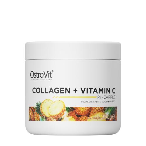 OstroVit Kolagen + Witamina C - Collagen + Vitamin C (200 g, Ananas)