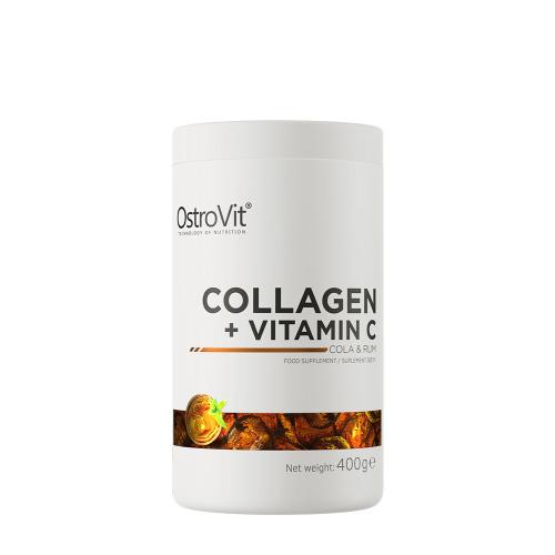 OstroVit Kolagen + Witamina C - Collagen + Vitamin C (400 g, Cola & Rum)