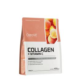   OstroVit Kolagen + Witamina C - Collagen + Vitamin C (400 g, Brzoskwinia)