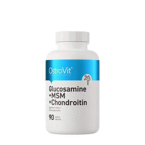 OstroVit Glukozamina + MSM + Chondroityna - Glucosamine + MSM + Chondroitin (90 Tabletka)