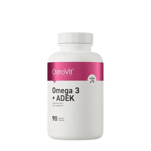 OstroVit Omega 3 + ADEK  - Omega 3 + ADEK  (90 Kapsułka)
