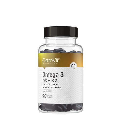 OstroVit Omega 3 D3 + K2 - Omega 3 D3 + K2 (90 Kapsułka)