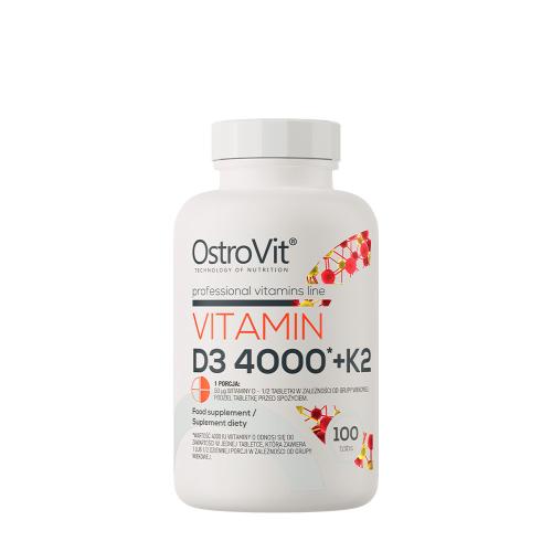 OstroVit Witamina D3 4000 IU + K2 100 - Vitamin D3 4000 IU + K2 100 (100 Tabletka)