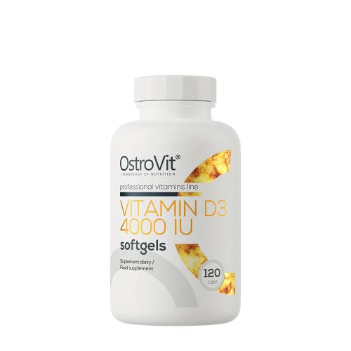 OstroVit Witamina D3 4000 j.m - Vitamin D3 4000 IU (120 Kapsułka)