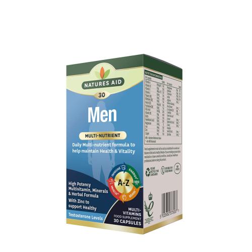 Natures Aid Men's Multi-Vitamins & Minerals (30 Kapsułka)