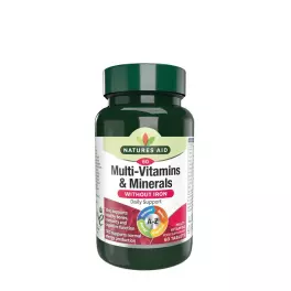   Natures Aid Multi-Vitamins & Minerals (without Iron) (60 Tabletka)