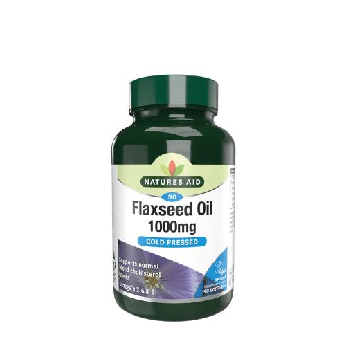 Natures Aid Flaxseed Oil 1000 mg (90 Kapsułka miękka)