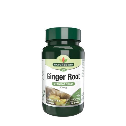 Natures Aid Ginger Root Standardised 500 mg (90 Tabletka)