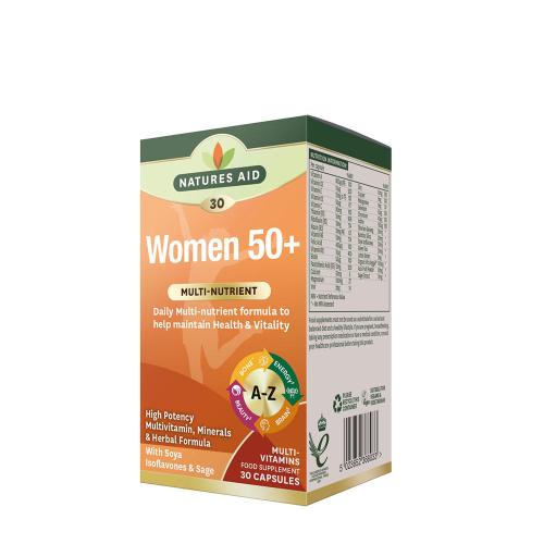 Natures Aid Women's 50+ Multi-Vitamins & Minerals (30 Kapsułka)