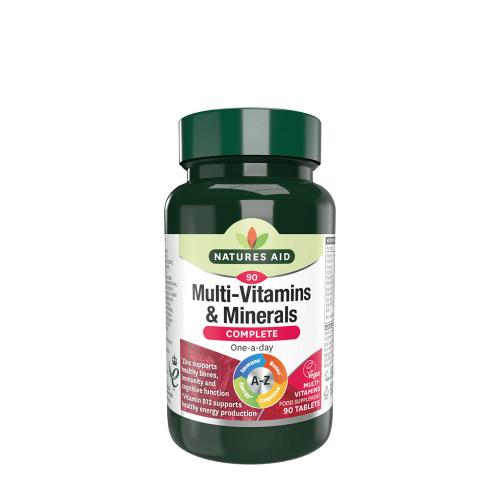 Natures Aid Kompletne multiwitaminy i minerały - Complete Multi-Vitamins & Minerals (90 Tabletka)
