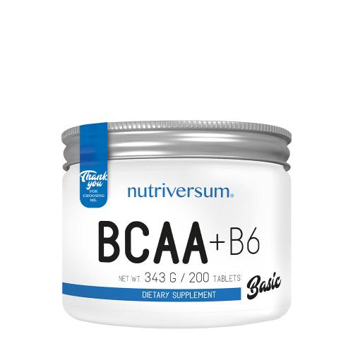 Nutriversum BCAA + B6 - BASIC (200 Tabletka)