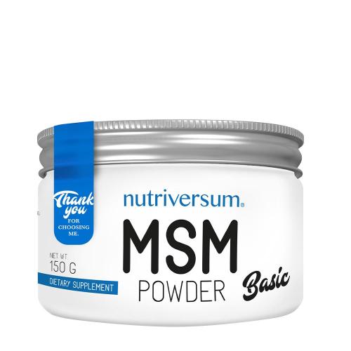 Nutriversum MSM Powder - BASIC (150 g, Bez smaku)
