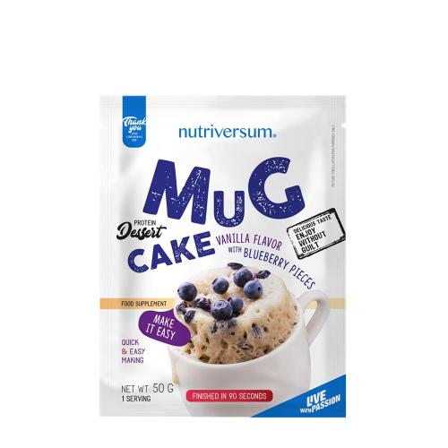 Nutriversum Mug Cake - DESSERT (50 g, Wanilia Czarna Jagoda)