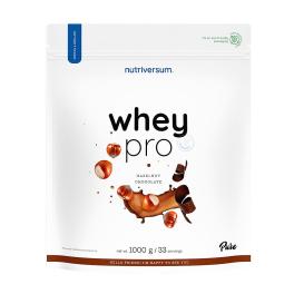   Nutriversum Whey PRO - PURE (1000 g, Czekolada i orzeszki ziemne)