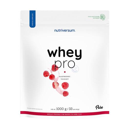 Nutriversum Whey PRO - PURE (1000 g, Jogurt malinowy)