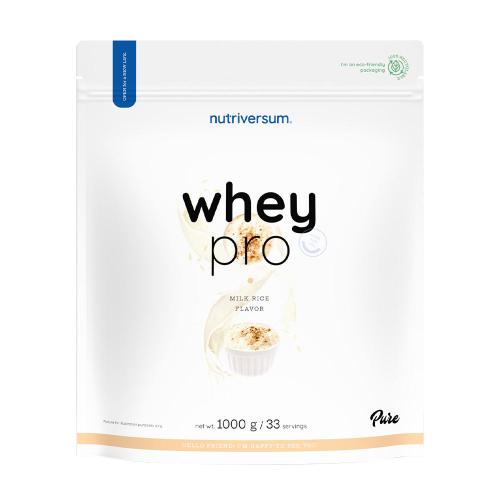 Nutriversum Whey PRO - PURE (1000 g, Ryż na mleku)