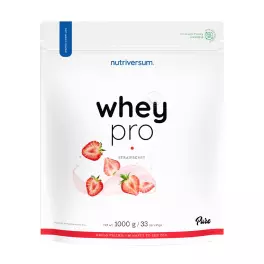 Nutriversum Whey PRO - PURE (1000 g, Truskawka)
