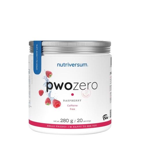 Nutriversum PWO Zero Caffeine (280 g, Malina)