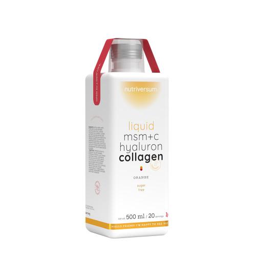 Nutriversum Liquid MSM+C Hyaluron Collagen - WOMEN (500 ml, Pomarańczowy)