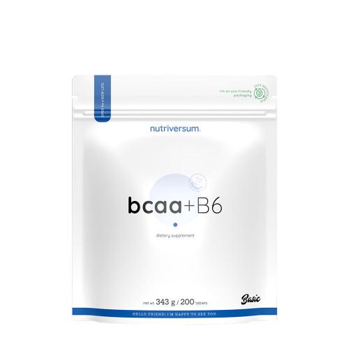 Nutriversum BCAA + B6 - BASIC (200 Tabletka, Bez smaku)