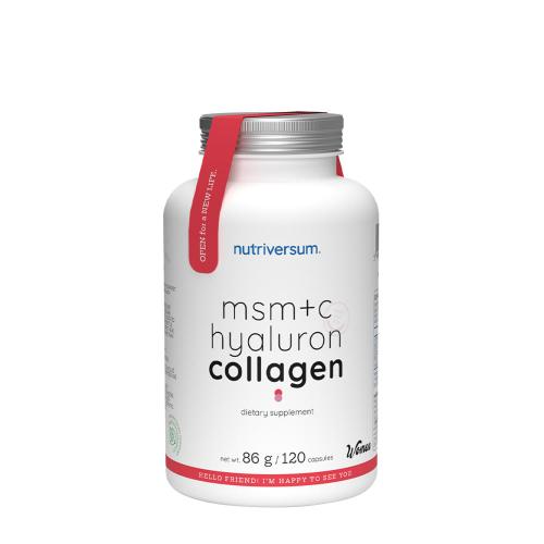 Nutriversum MSM+C Hyaluron Collagen - WOMEN (120 Kapsułka)