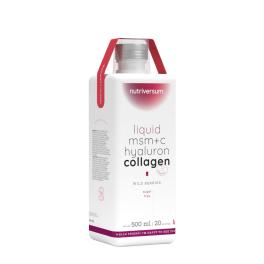   Nutriversum Liquid MSM+C Hyaluron Collagen - WOMEN (500 ml, Owoce leśne)