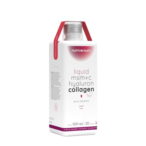 Nutriversum Liquid MSM+C Hyaluron Collagen - WOMEN (500 ml, Owoce leśne)