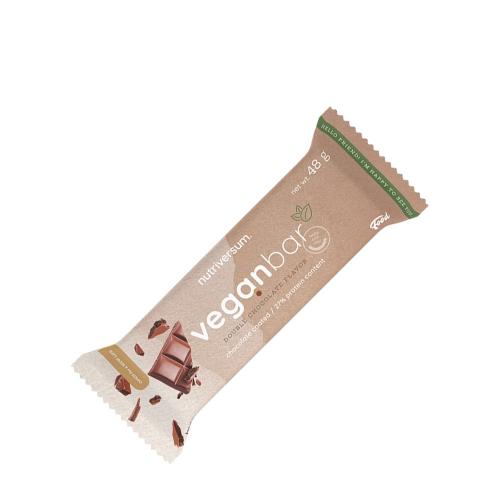 Nutriversum Vegan Protein Bar (48 g, Podwójna czekolada)