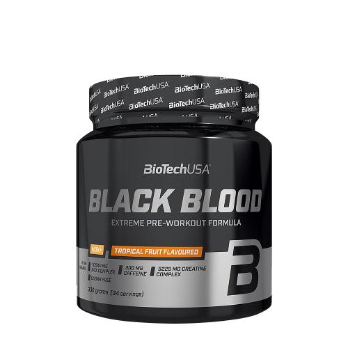 BioTechUSA Black Blood NOX+ (330 g, Owoce tropikalne)