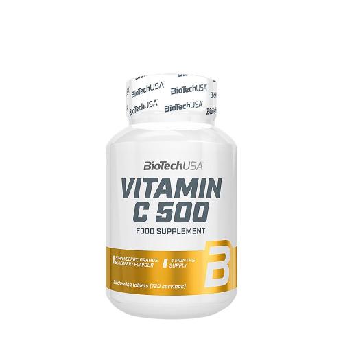 BioTechUSA Vitamin C 500 (120 Tabletki do żucia)