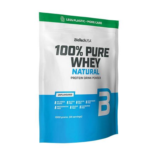 BioTechUSA 100% Pure Whey Natural (1000 g, Unflavored)