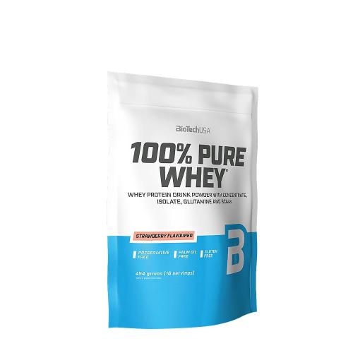 BioTechUSA 100% Pure Whey (454 g, Truskawka)