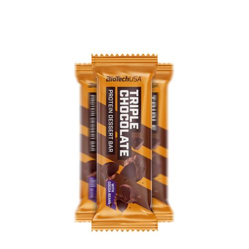 BioTechUSA Protein Dessert Bar (50 g, Potrójna czekolada)