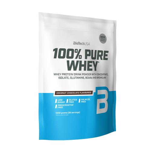 BioTechUSA 100% Pure Whey (1000 g, Czekolada kokosowa)