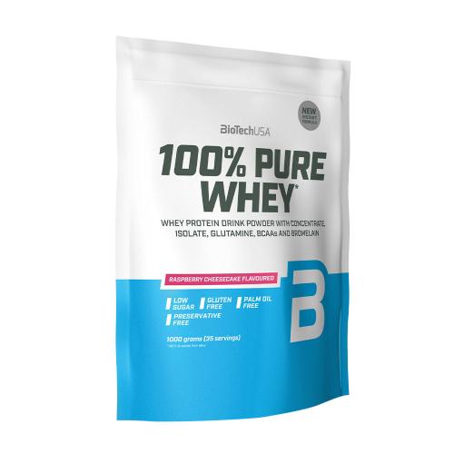 BioTechUSA 100% Pure Whey (1000 g, Sernik malinowy)