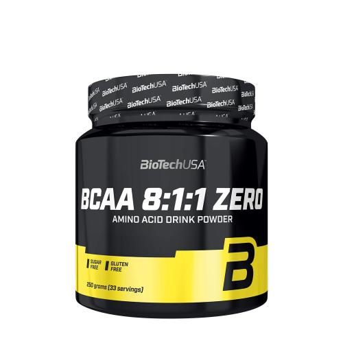 BioTechUSA BCAA 8:1:1 Zero (250 g, Niebieska malina)