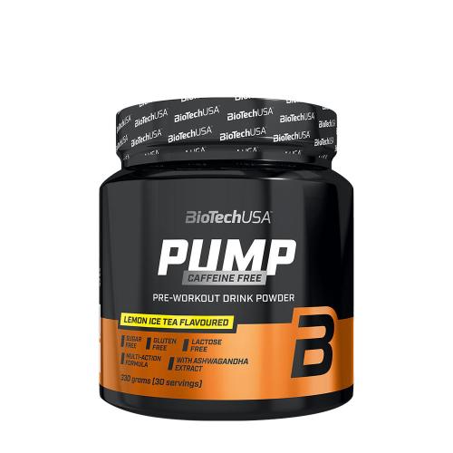 BioTechUSA Pump Caffeine Free (330 g, Herbata mrożona cytrynowa)