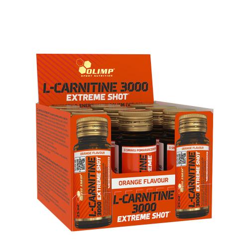 Olimp Sport L-Carnitine 3000 Extreme Shot Glass (9 x 25 ml, Pomarańczowy)