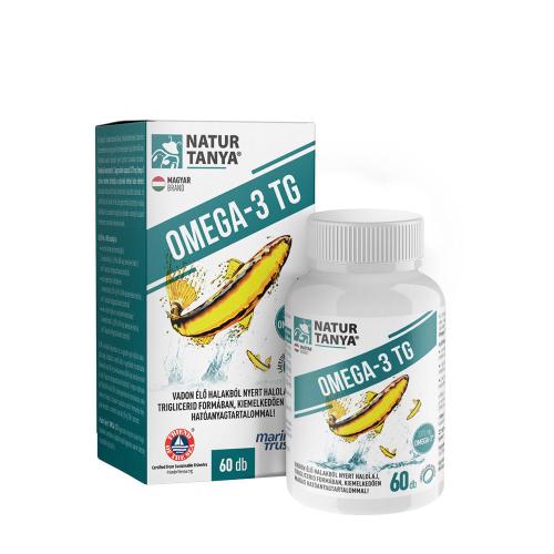 Natur Tanya NATUR TANYA MEGA OMEGA-3 - VADVÍZI HALOLAJ, EXTRA EPA ÉS DHA TARTALOM (60) (60 Kapsułka miękka)