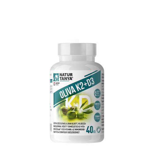 Natur Tanya Olive K2+D3 - With world patent protected vitaMK7® vitamin K2 (40 Kapsułka miękka)