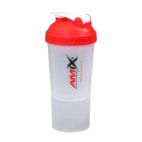 Amix Shaker Monster Bottle Color (600 ml, Czerwony)