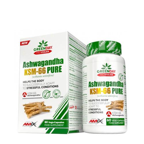 Amix GreenDays® ProVegan Ashwagandha KSM-66 Pure (60 Kapsułka)