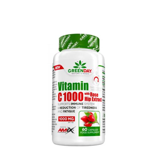 Amix GreenDay® Vitamin C 1000 with Rose Hip Extract (60 Kapsułka)