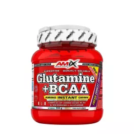 Amix Glutamine + BCAA powder (530 g, Owoce leśne)
