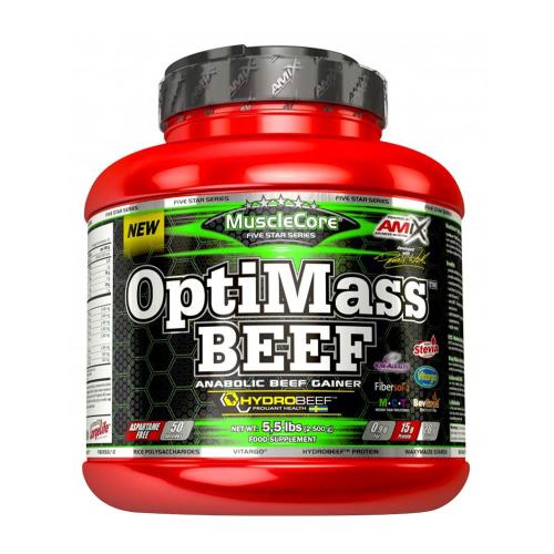 Amix OptiMass™ Beef Gainer (2500 g, Podwójna czekolada kokosowa)