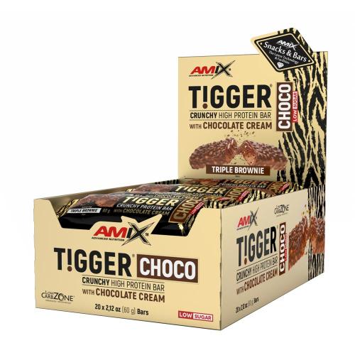 Amix Tigger® Choco (20 x 60g, Potrójne Brownie)