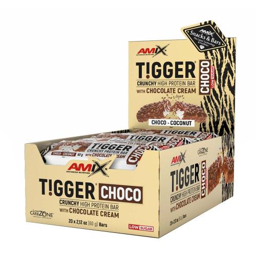 Amix Tigger® Choco (20 x 60g, Czekolada kokosowa)