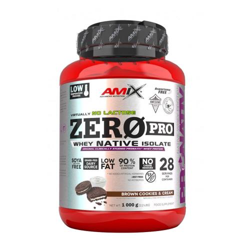 Amix ZeroPro Protein (1000 g, Ciemne ciasteczka z kremem)